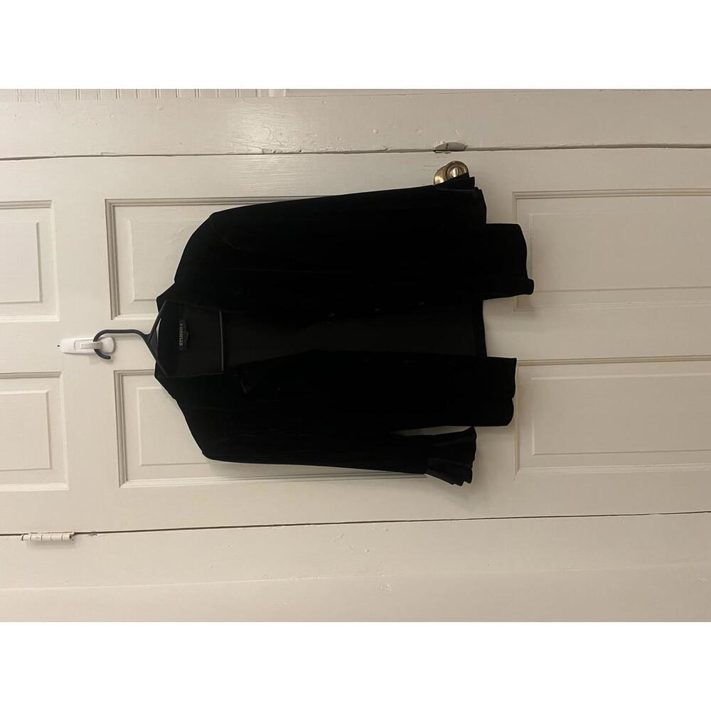 Studio I Women's Black Velvet Blazer Size 14